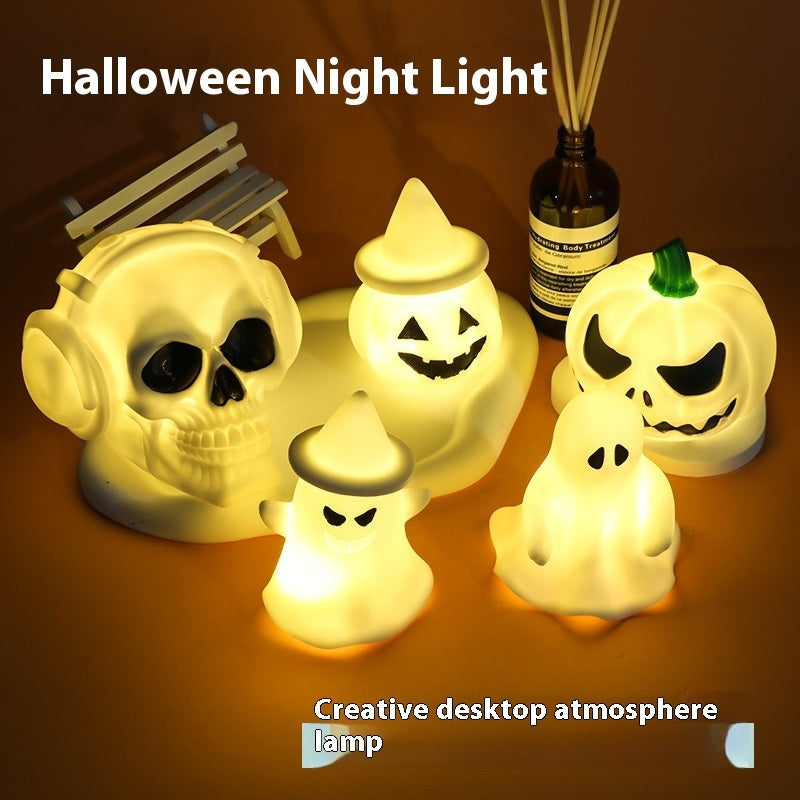Mini Ghost & Pumpkin LED Lamps