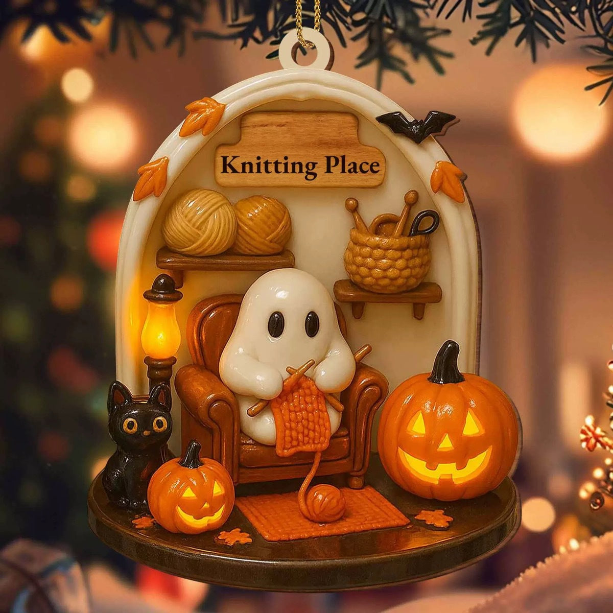Mini Décoration Halloween – Coin Lecture Hanté 🎃
