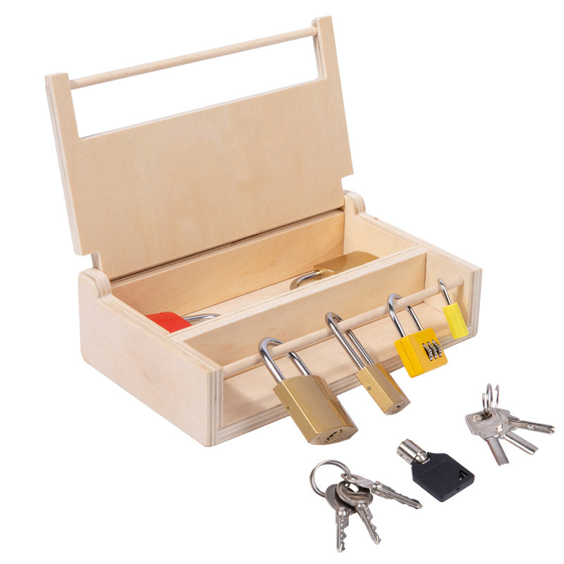 Jeu Montessori des Serrures – Motricité & Logique