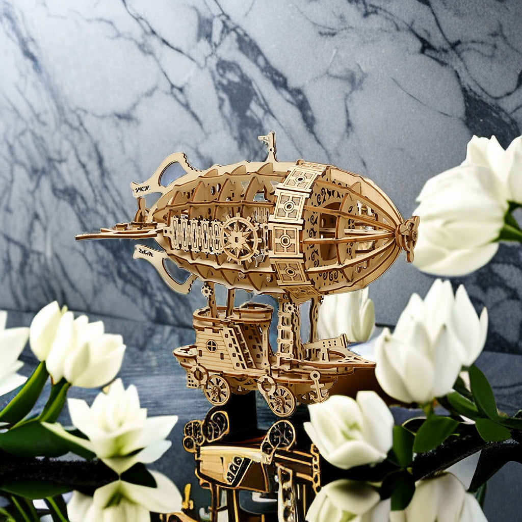 Maquette 3D en Bois – Dirigeable à Construire