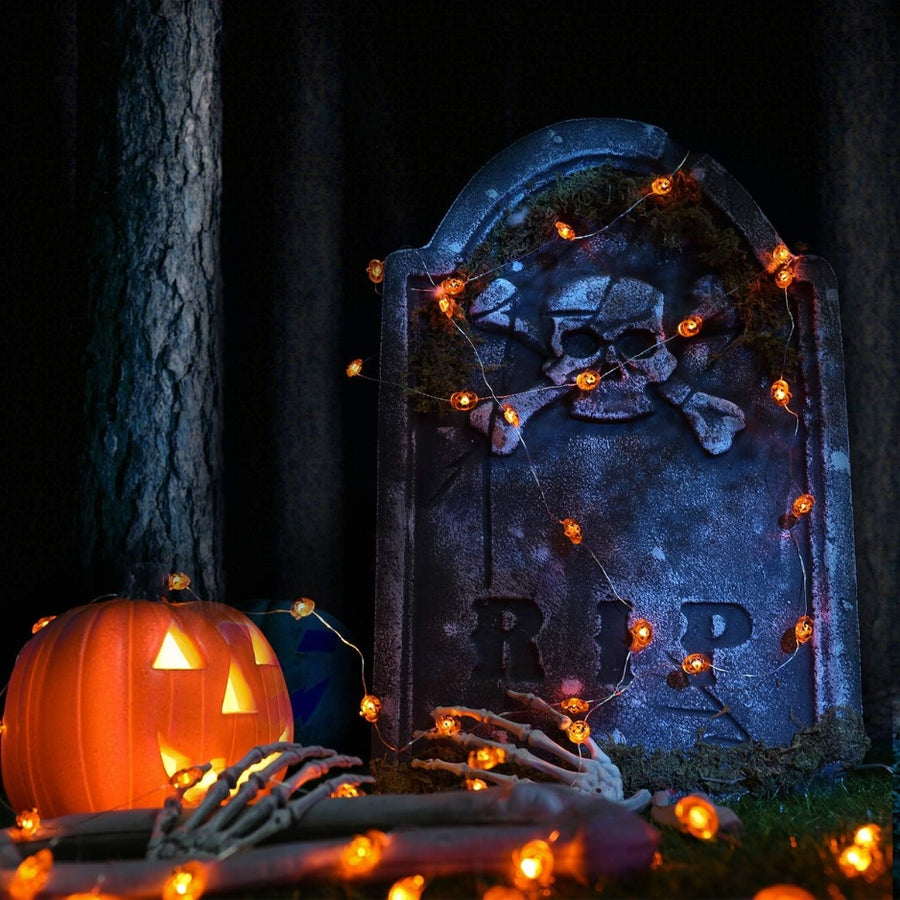 Pumpkin LED Garland — 2 × 40 LEDs — product image 2