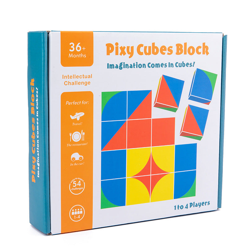 Puzzle Cube en Bois – Défi de Raisonnement Spatial