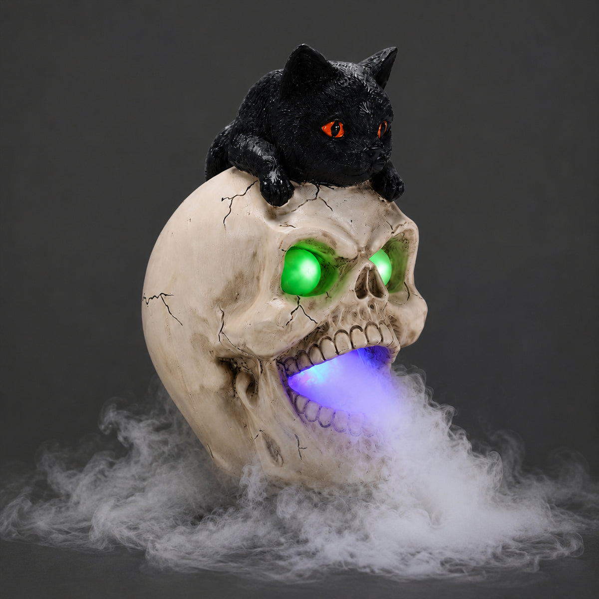 Black Cat & Skull — LED Fog Display — product image 2