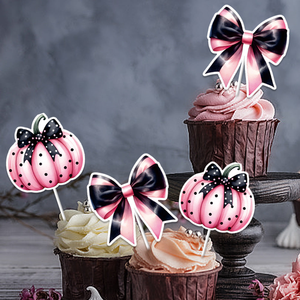 Pumpkin & Bow Table Accents — product image 1