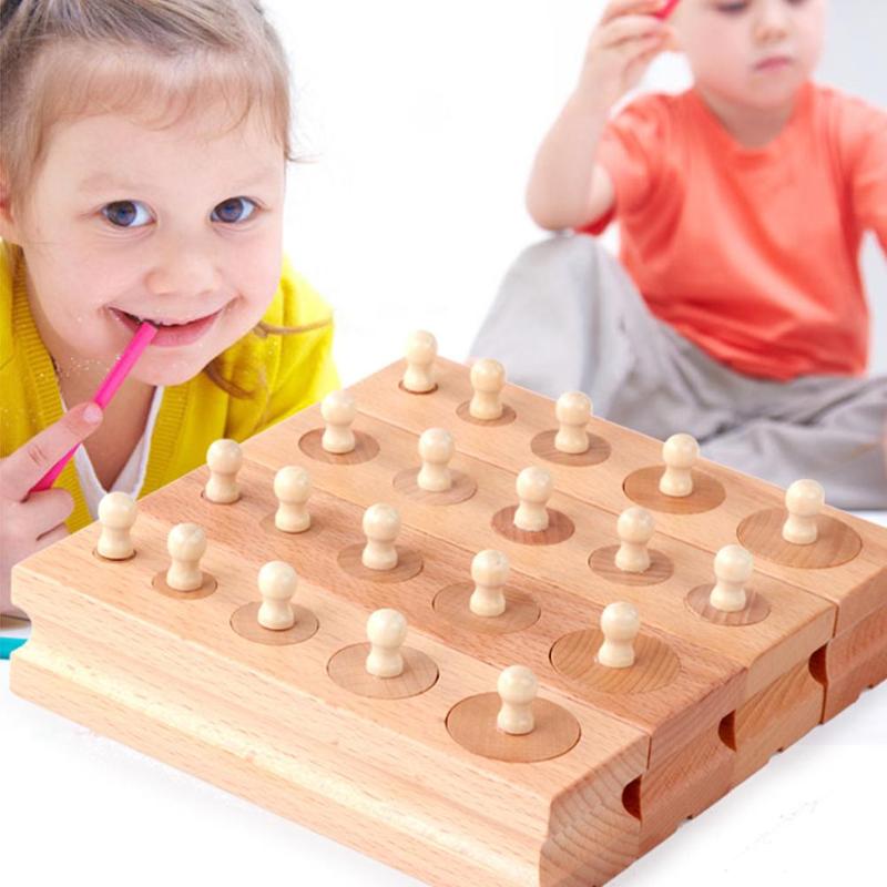 Jeu Montessori en Bois – Cylindres Éducatifs