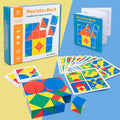 Puzzle Cube en Bois – Défi de Raisonnement Spatial