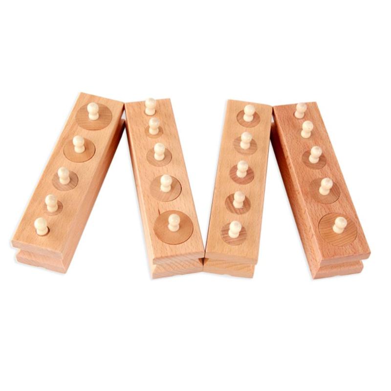 Jeu Montessori en Bois – Cylindres Éducatifs