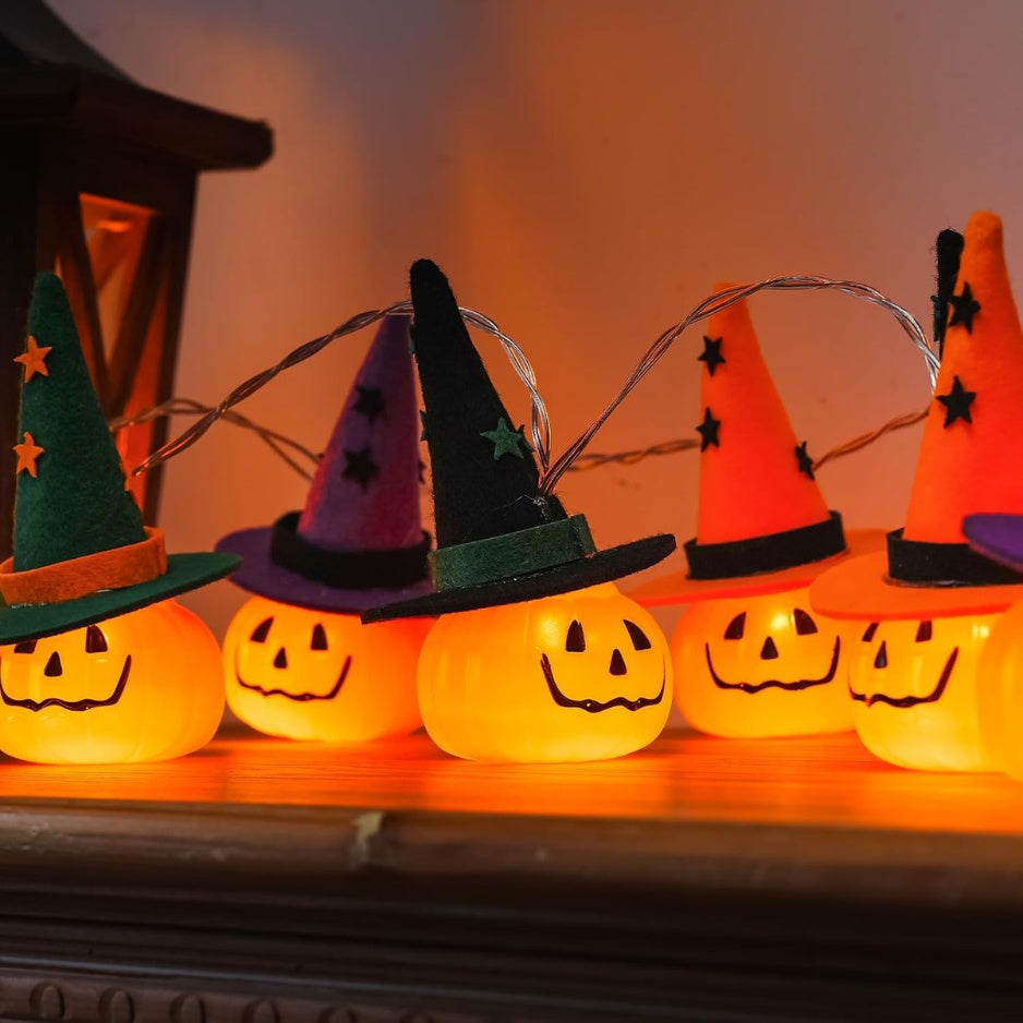 Witch Hat LED Garland — 10 Lights — product image 2
