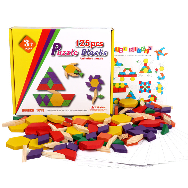 Tangram en Bois – Jeu de Logique & Créativité