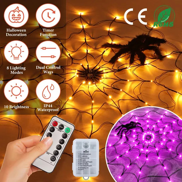 Spectral Spider Web LED Light — product image 1