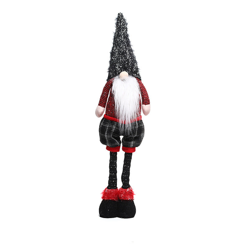 Décoration de Noël à Suspendre – Bonhomme en Tissu 🎄