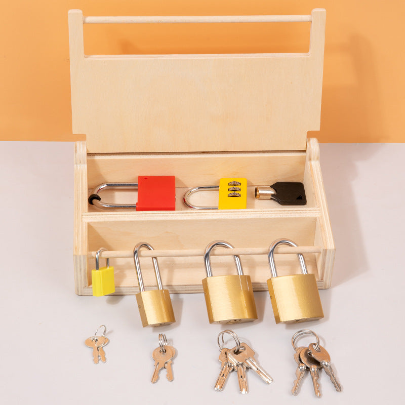 Jeu Montessori des Serrures – Motricité & Logique