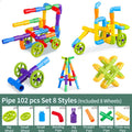 Kit de Construction STEM – Tuyaux & Connexions