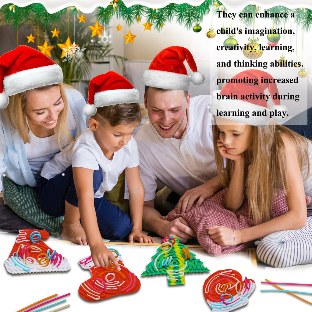 Puzzle Sensoriel de Noël en Silicone 🎄