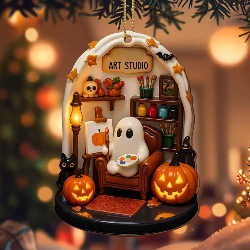 Mini Décoration Halloween – Coin Lecture Hanté 🎃