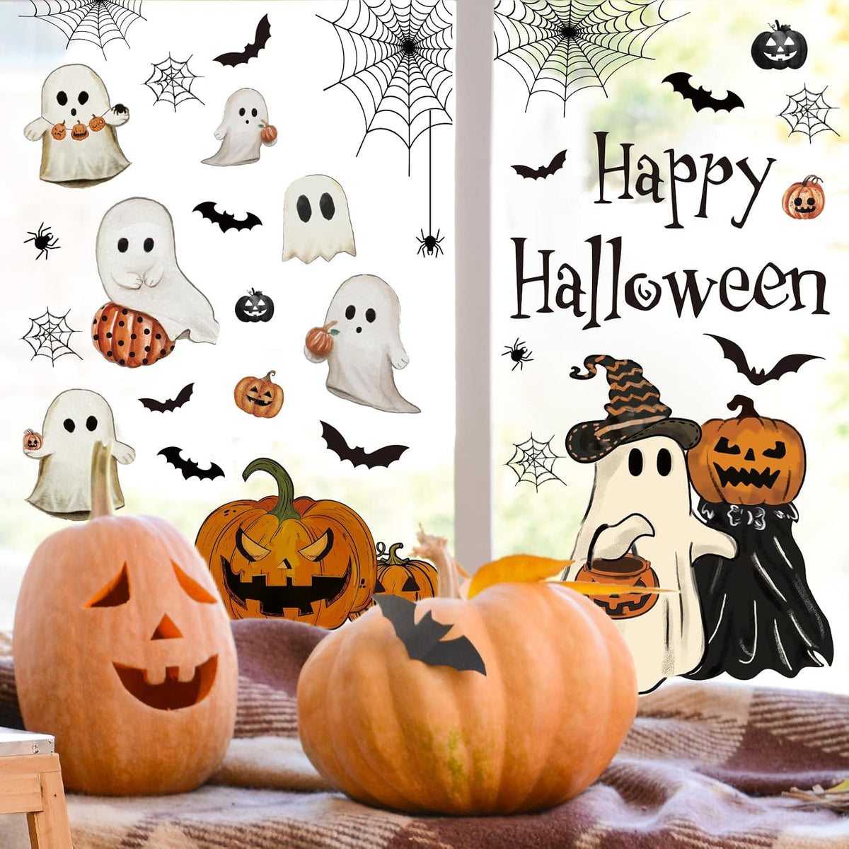 Vintage Halloween Window Clings — 6 Sheets — product image 2